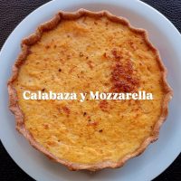 Tarta Anco Cebolla Caramelizada y Muzzarella - Lu Cocina Conciente