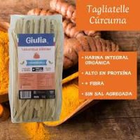 Fideos Agroecologicos Integrales con cúrcuma 320gr - Giulia
